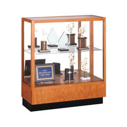 14 Softball Ball Display Case Cabinet - Home Plate Shaped